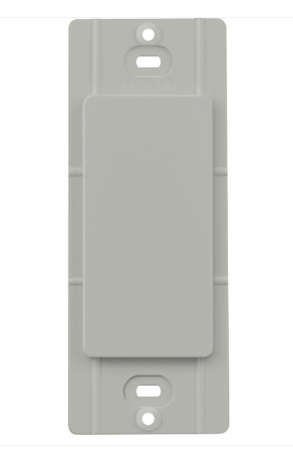 Lutron Blank Insert for Claro Wall Plates, Fits Decorator-Style Openings, SC-BI-PB, Pebble