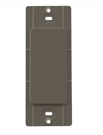 Lutron Blank Insert for Claro Wall Plates, Fits Decorator-Style Openings, SC-BI-TF, Truffle