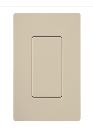 Lutron Blank Insert for Claro Wall Plates, Fits Decorator-Style Openings, SC-BI-TP, Taupe