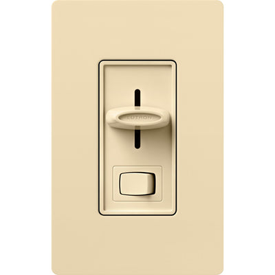 Lutron Skylark LED+ Dimmer Switch, No Neutral Required, 150W LED or 600W Inc/Hal, 120V, Single Pole/3-Way, SCL-153P-IV, Ivory