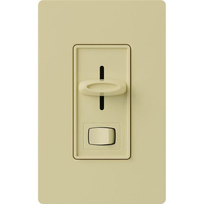 Lutron Skylark 3-Wire Dimmer Switch for Ballasts/LED Drivers, 1000W/8A, Single Pole/3-Way, Neutral Required, Preset, 120V, SF-103P-IV, Ivory