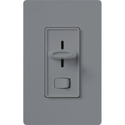 Lutron Skylark 3-Wire Dimmer Switch for Ballasts/LED Drivers, 6A, Single Pole/3-Way, Neutral Required, Preset, 277V, SF-12P-277-3-GR, Gray