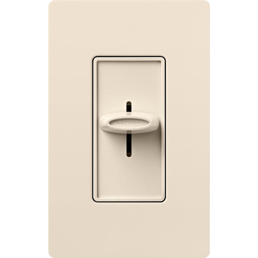 Lutron Skylark Quiet 3-Speed Fan Control, No Neutral Required, 1.5A 3-Speed Ceiling Fan, 120V, Single Pole/3-Way, SFSQ-F-LA, Light Almond