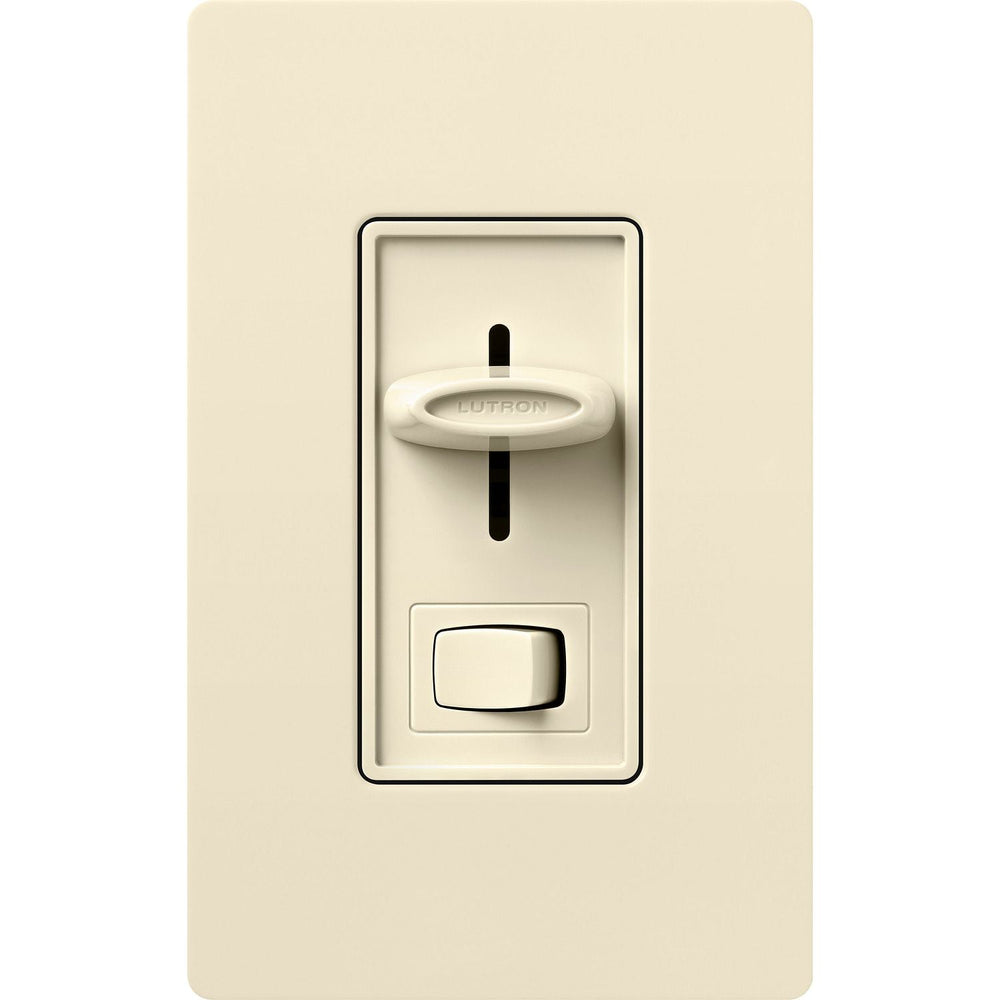 Lutron Skylark Dual Fan/Light Control, 1.5A Fan and 300W Incandescent/Halogen Light, 120V, Single Pole, SFSQ-LF-AL, Almond