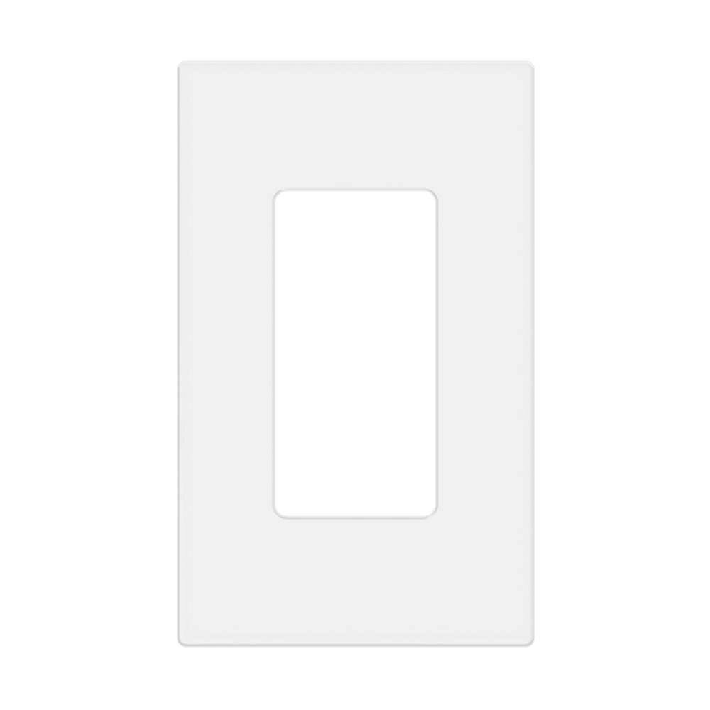 Screwless Decorator/GFCI One-Gang Wall Plate