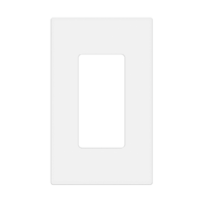 Screwless Decorator/GFCI One-Gang Wall Plate