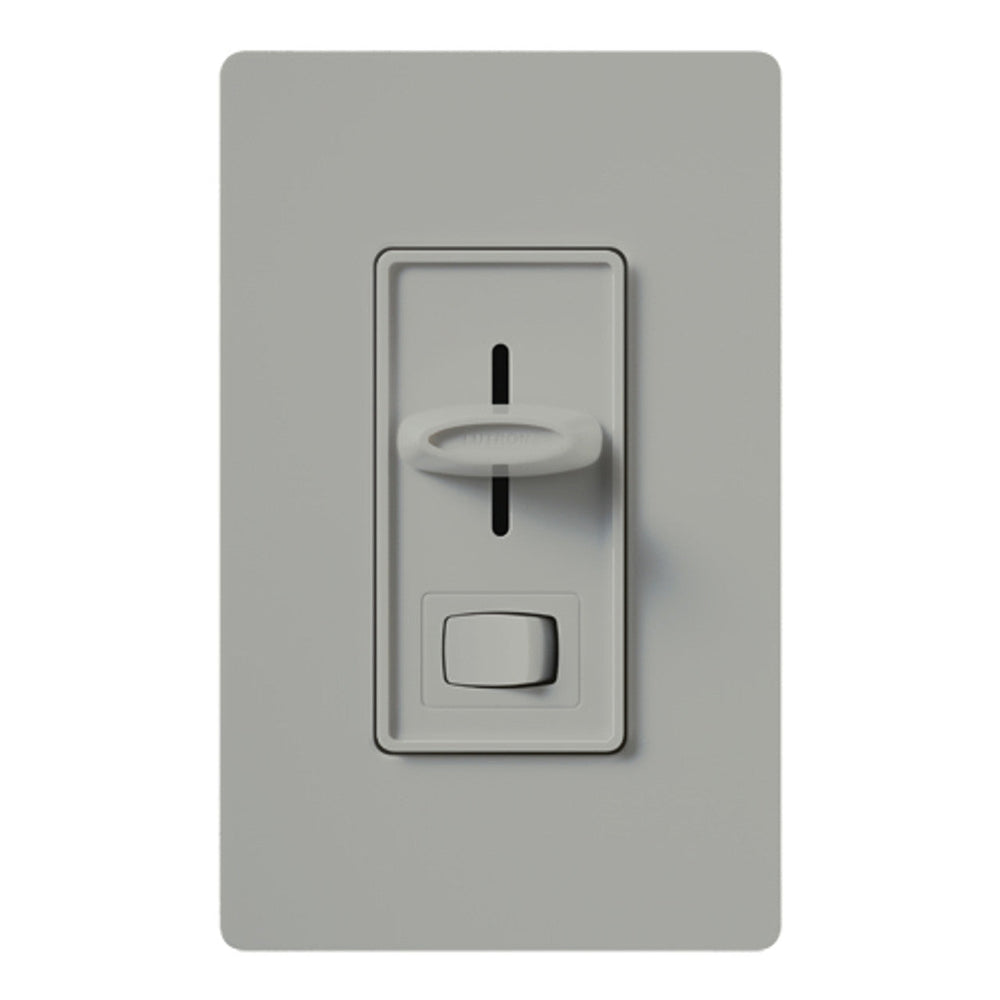Lutron Skylark Dimmer Switch, Magnetic Low-Voltage 450W/600 VA, Single Pole, SLV-600P-GR, Gray