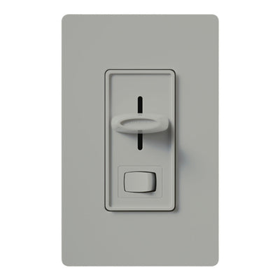 Lutron Skylark Dimmer Switch, Magnetic Low-Voltage 450W/600 VA, Single Pole, SLV-600P-GR, Gray
