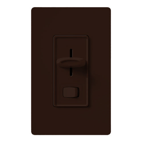 Lutron Skylark Dimmer Switch for Magnetic Low-Voltage, 450W/600 VA, Single Pole/3-Way, SLV-603P-BR, Brown