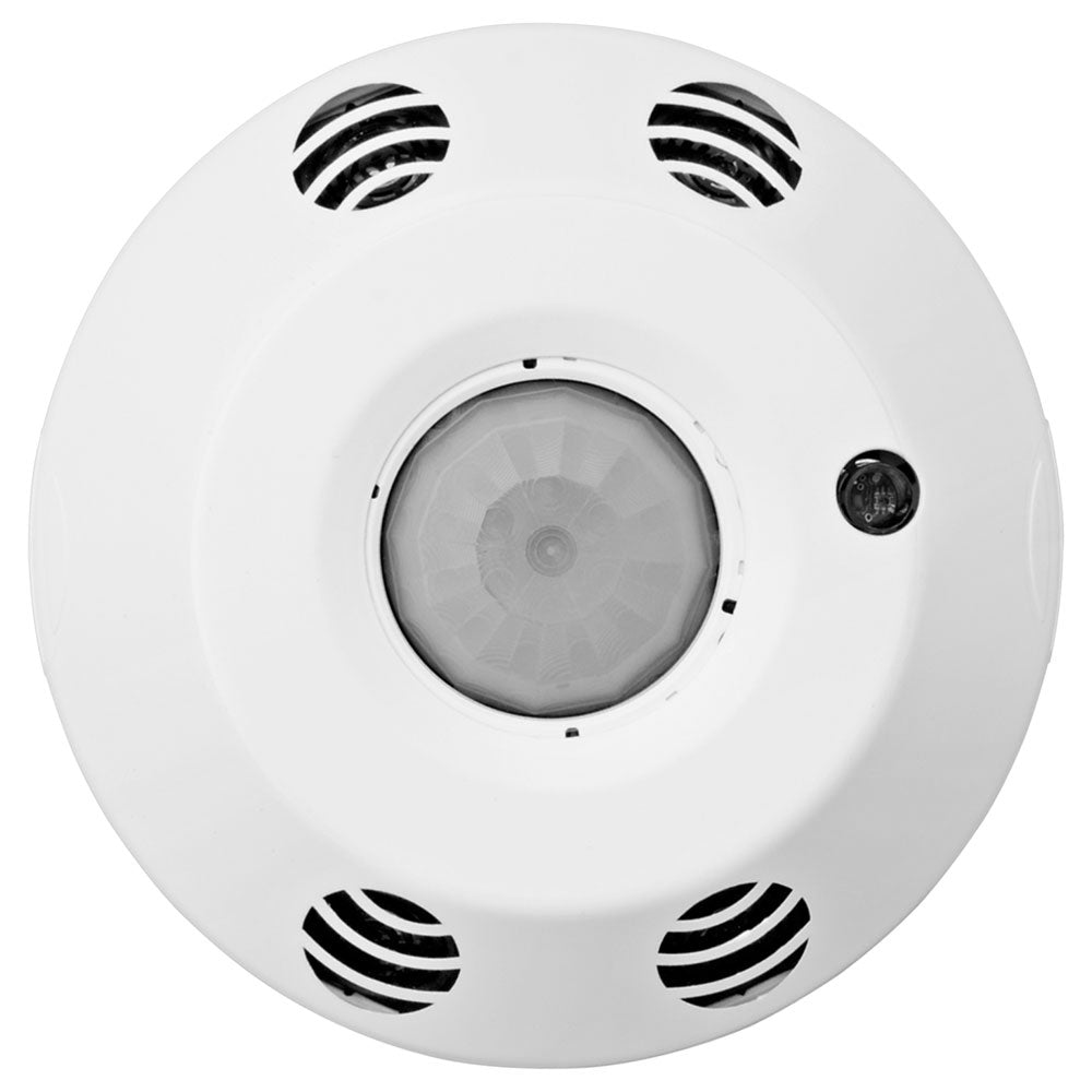 Leviton ACS10-DMW Smart Ceiling Mount Occupancy Sensor, Multi-Tech, Switching, 1-zone, 1,000 sq ft coverage, 120-277VAC