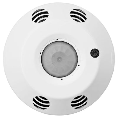 Leviton ACS10-DMW Smart Ceiling Mount Occupancy Sensor, Multi-Tech, Switching, 1-zone, 1,000 sq ft coverage, 120-277VAC