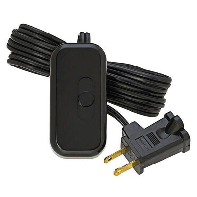 Lutron Credenza LED+ Plug-In Lamp Dimmer, Single Outlet, 100W LED, TTCL-100H-BL, Black