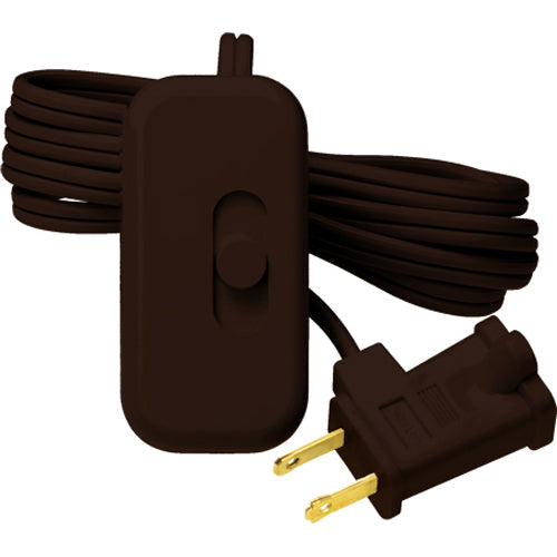Lutron Credenza LED+ Plug-In Lamp Dimmer, Single Outlet, 100W LED, TTCL-100H-BR, Brown