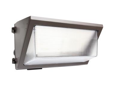 MaxLite WPOP120U-WCSBPCCRTA LED WallMax open face Wall Pack Light - 90/100W/120W, 120-277V, CCT Select 3000/4000/5000k, On/Off PC, C-max Compatible Bronze - TAA