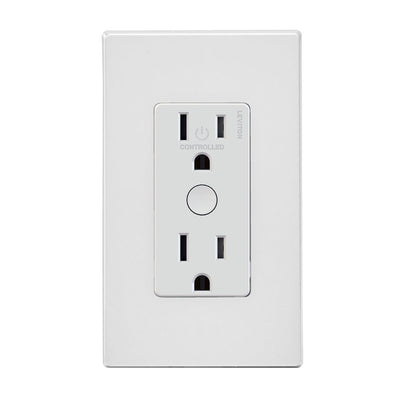 Leviton ZW15R-1BW Tamper-Resistant Outlet with Z-Wave Technology