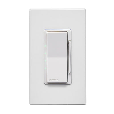 Leviton ZW4SF-1BW Indoor 4 Speed Fan Controller with Z-Wave Technology