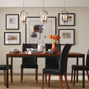 Progress 5097 P3928-09 Gather 3-Light Foyer Pendant, Brushed Nickel