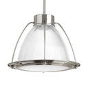 Progress 279364 P5143-0930K9 Prismatic Glass LED 1-Light Pendant, Brushed Nickel