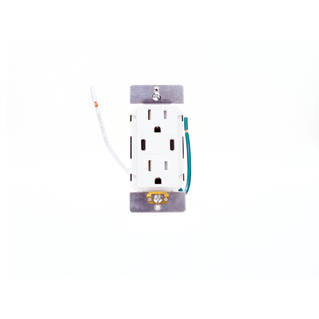 Leviton T5636-W 60W (6A) USB Dual Type-C/C Power Delivery Wall Outlet Charger with 15A Tamper-Resistant Outlet