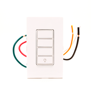 Leviton D2SCS-1BW White – Decora Smart Scene Controller Switch, single pole, 3-way, or multi-location when used with the DD0SR