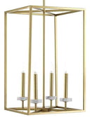 Progress 173880 P500105-078 Palacio 4-Light Pendant, Vintage Gold
