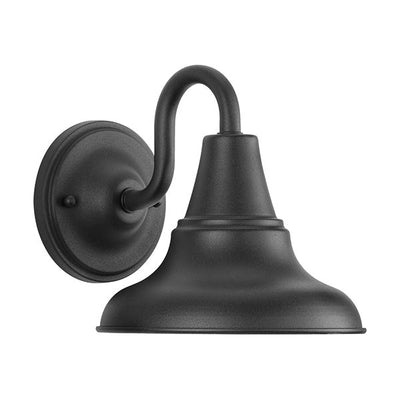 Progress Lighting P5622-31 District One-Light Medium Outdoor Wall Lantern, Textured Black