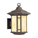 Progress 6998 P5629-46 Arts and Crafts 1-Light 10 in Outdoor Wall Lantern, Weathered Bronze