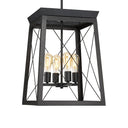 Progress 41145 P500178-143 Briarwood 15-1/2 in 4-Light Foyer Pendant, Graphite