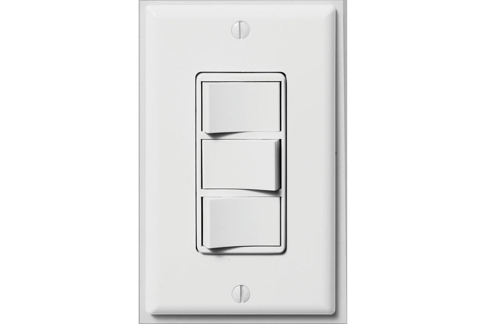 Panasonic FV-WCSW41-W EcoSwitch™, Four-Function On/Off Wall Switch, White