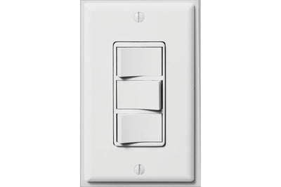 Panasonic FV-WCSW41-W EcoSwitch™, Four-Function On/Off Wall Switch, White