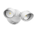 Lithonia OLF-2RH-40K-120-MO-BZ-M4 OLF 25W 2-Head LED Floodlights with Photocell and Motion Sensor 120V