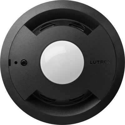 Lutron LOS2 Ceiling Occupancy Sensor, Wired Dual‑Technology, PIR/Ultrasonic, 2000 sq ft Coverage, 360 Degree View, 15–24V, LOS2‑CDT‑BL, Black