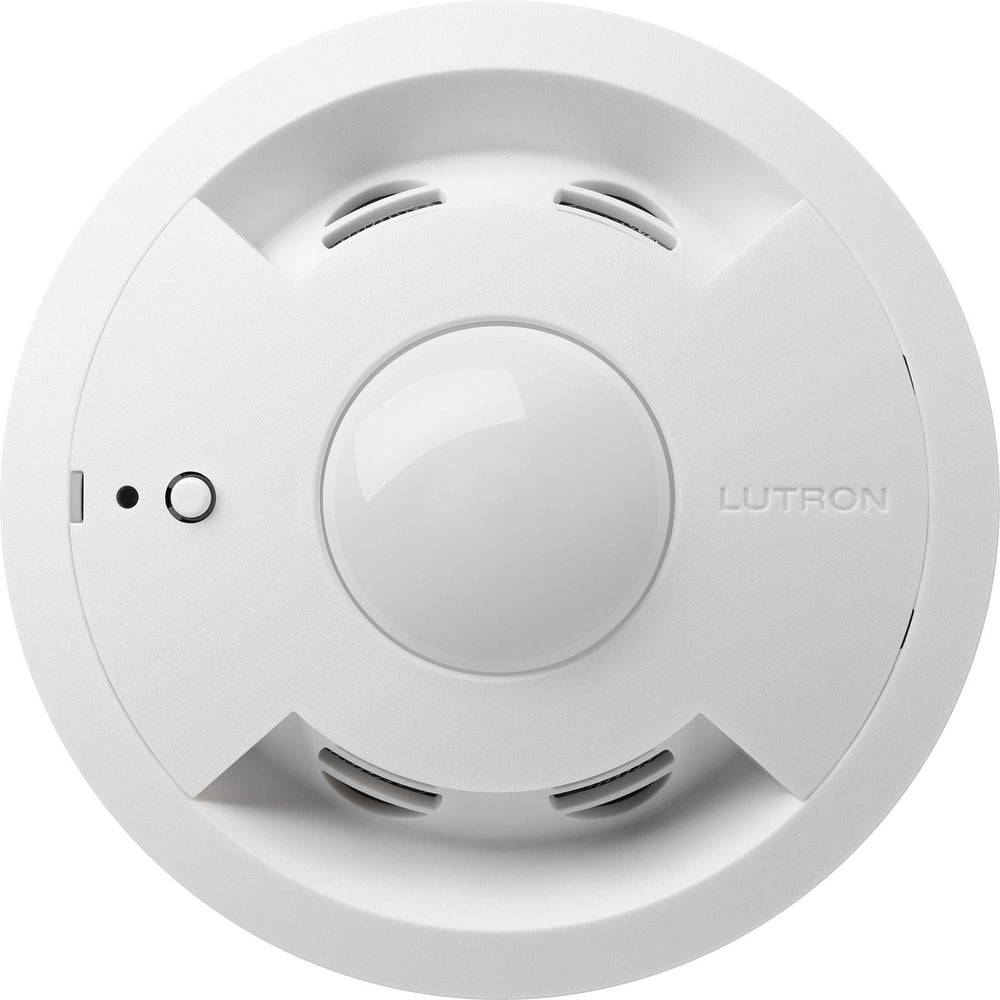 Lutron LOS2 Ceiling Occupancy Sensor, Wired Dual‑Technology with Relay, PIR/Ultrasonic, 2000 sq ft Coverage, 360 Degree View, 15–24V, LOS2‑CDT‑R‑BL, Black