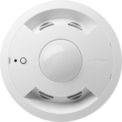 Lutron LOS2 Ceiling Occupancy Sensor, Wired Dual‑Technology, PIR/Ultrasonic, 2000 sq ft Coverage, 360 Degree View, 15–24V, ULOS2‑CDT‑WH, White