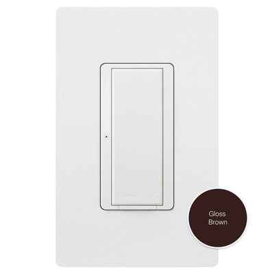Lutron Vive Maestro Wireless Switch, 8A Light/3A Fan, Single Pole/Maestro, No Neutral Required, 120-277V, MRF2S-8S-DV-BR, Brown