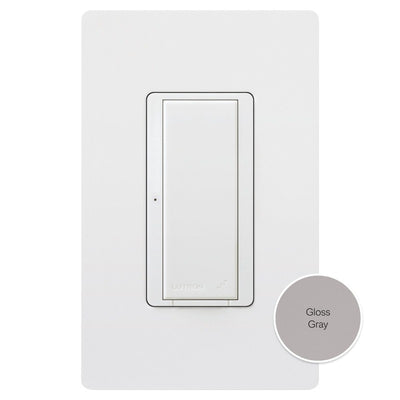 Lutron Vive Maestro Wireless Switch, 8A Light/3A Fan, Single Pole/Maestro, No Neutral Required, 120-277V, MRF2S-8S-DV-GR, Gray