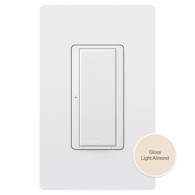 Lutron Vive Maestro Wireless Switch, 8A Light/3A Fan, Single Pole/Maestro, No Neutral Required, 120-277V, MRF2S-8S-DV-LA, Light Almond