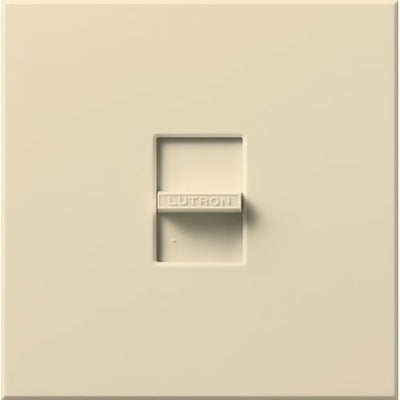 Lutron Nova MLV Dimmer, 800W (1000VA), Single-Pole, No Neutral Required, 120V, Large Control, Wall Plate Included, NLV-1000-BE, Beige