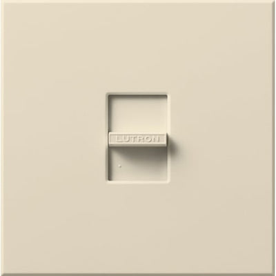 Lutron Nova MLV Dimmer, 1200W (1500VA), Single-Pole, No Neutral Required, 120V, Large Control, Wall Plate Included, NLV-1500-LA, Light Almond