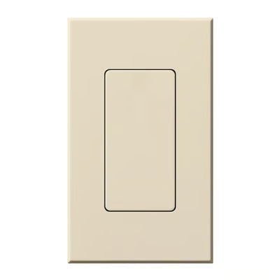 Lutron Nova T Blank Insert for Architectural Matte Wall Plates, Single Gang Wall Plate Included, NT-BI-LA, Light Almond