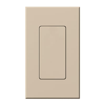 Lutron Nova T Blank Insert for Architectural Matte Wall Plates, Single Gang Wall Plate Included, NT-BI-TP, Taupe