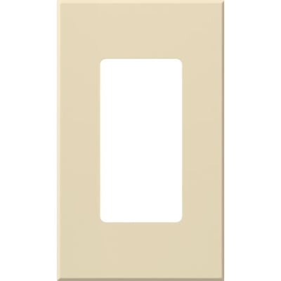 Lutron Nova T Wall Plate Kit, Single-Gang, Fits Small Accessory/Wall Keypad Insert, No Fins Broken, Matte Finish, NT-R3-NFB-BE, Beige