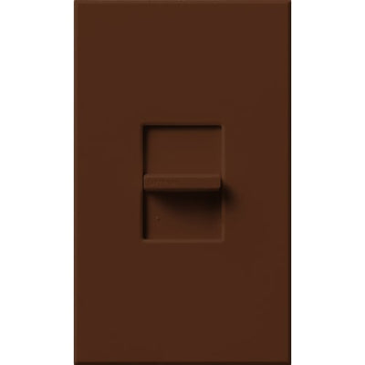Lutron Nova T Fully Variable Fan-Speed Control, 6A, Single-Pole, 120V, Small Control, Wall Plate Included, NTFS-6E-SI, Sienna