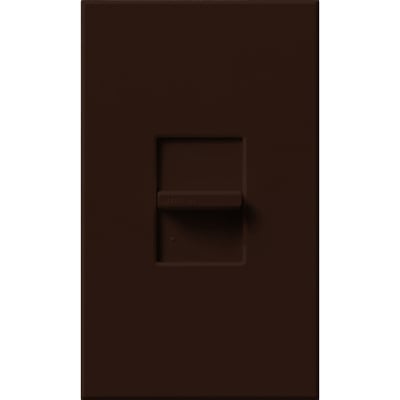 Lutron Nova T Momentary Contact Switch, 24V, Single-Pole/Multi-Location, Wall Plate Included, NRCS-1-BR, Brown