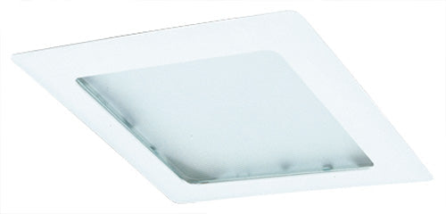 8" Square Trim with Prismatic Glass Lens