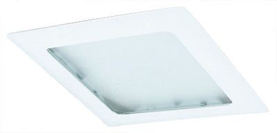 8" Square Trim with Prismatic Glass Lens