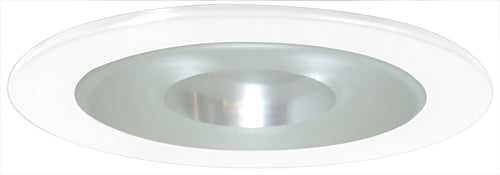 4" Shower Reflector Trim with Frosted Pinhole Glass