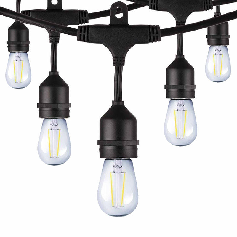 STG - LED String Lights with S14 Bulbs 1W per bulb 2700K