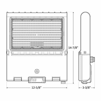 LFXPRO - Westgate Lighting LED Multi-Power & Multi-CCT High Lumen Flood Light 50W/80W/100W/150W 30K/40K/50K/57K