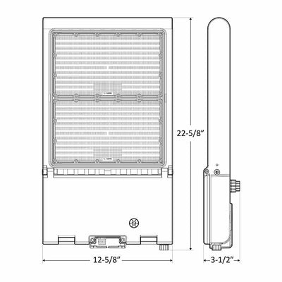 LFXPRO - Westgate Lighting LED Multi-Power & Multi-CCT High Lumen Flood Light 150W/200W/240W/300W 30K/40K/50K/57K